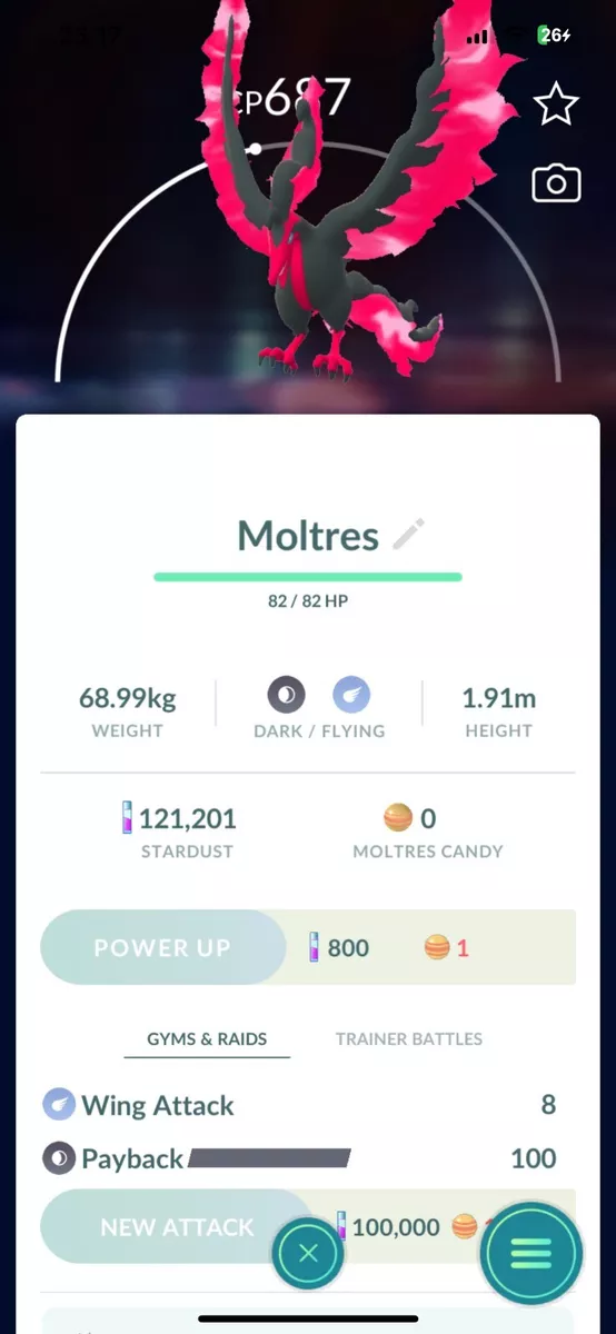 Moltres  Pokédex