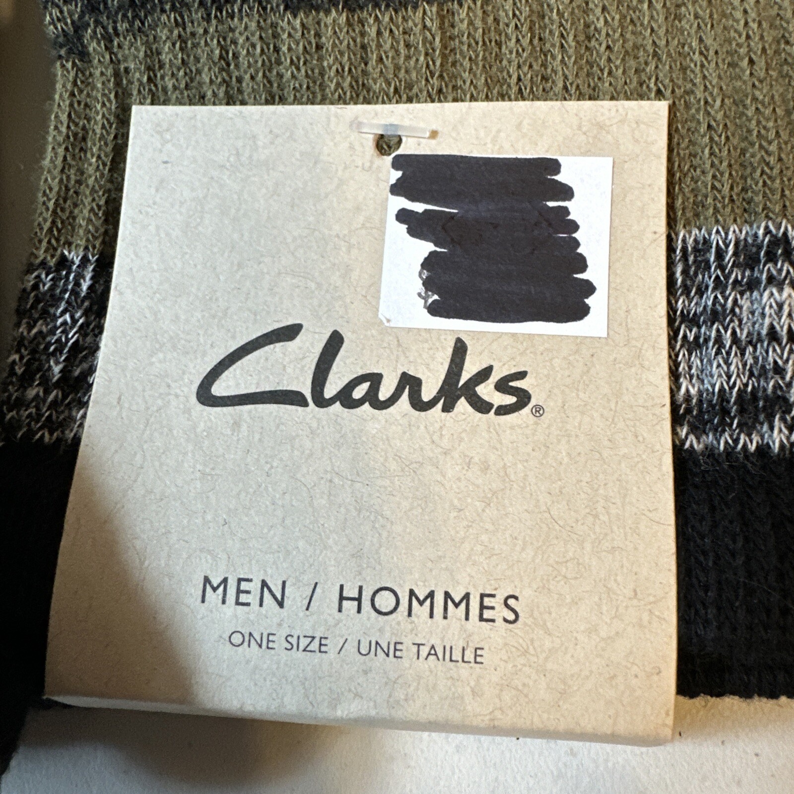 SAOLA 3 paia calze casual da uomo Clarks suola cuscino e supporto arco equipaggio taglia unica