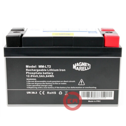 MARELLI YT12B-BS KAWASAKI ZX10R NINJA 1000 LITHIUM BATTERY 2007 2008 2009 - Picture 3 of 3