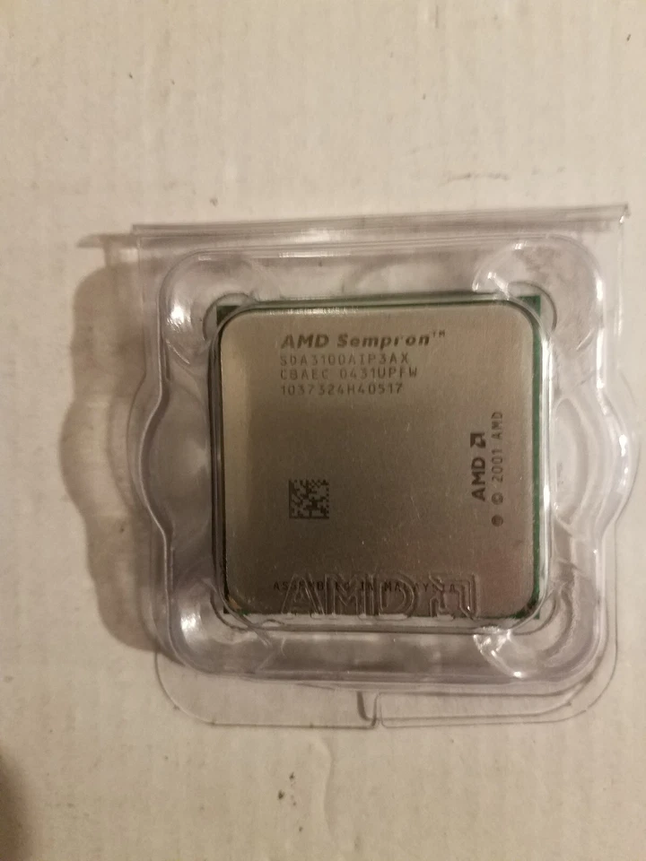 AMD Sempron 3100+ 1.8 GHz 256KB L2 Cache 32 Bit Socket 754 CPU SDA3100AIP3AX - Image 2 of 4