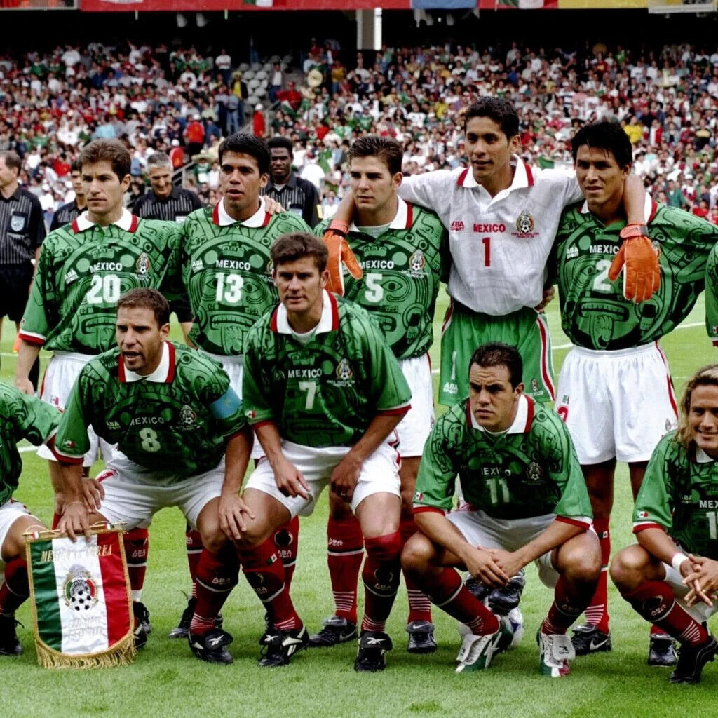 XXL Jersey Mexico National Team World Cup 1998 Football XXL Jersey Mexico National Team World Cup 1998 Football