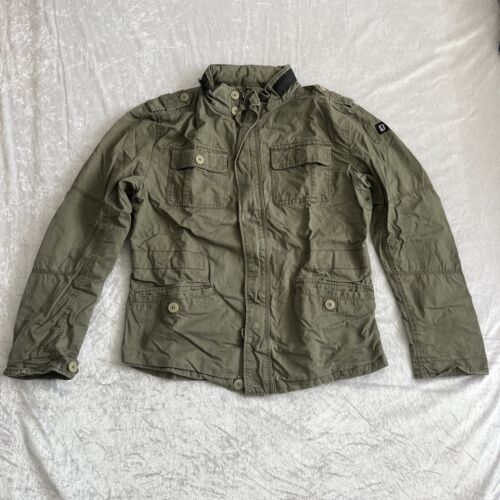 Brandit Britannia Jacket Olive Green Coat Military Hood Top, M - Picture 2 of 11