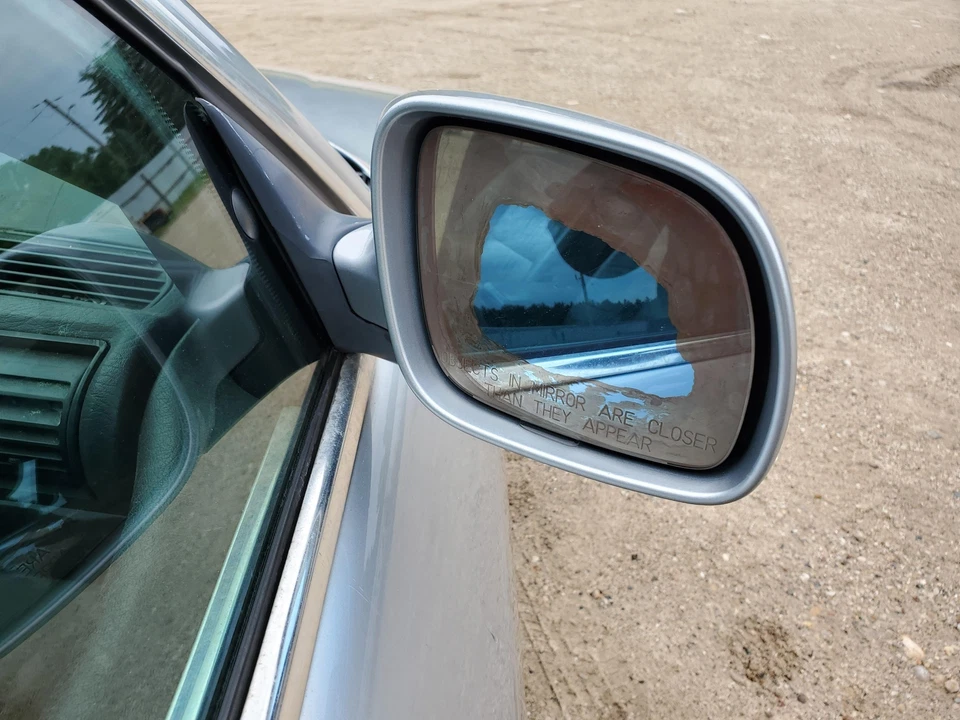 1995-1998 Right RH Door Mirror Silver Glass Faded Rock Chip On Housing Audi A6 - Image 2 of 4