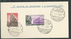 1955 ITALY FDC AGRICULTURE AND FAO - STAMPS APPLIED ON CARDBOARD