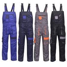 Work Bib and Brace Overalls, Overalls Men, Bib and Brace Dungarees Coveralls