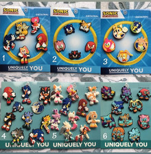 Handmade 5 10 pack Sonic The Hedgehog Knuckles Tails Amy shoe charms