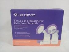 Lansinoh Thrive 2-in-1 Breast Pump Extra PowerPump Kit Spare Replacement Set...