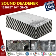 HEAT SOUND DEADENER MAT NOISE INSULATION AUTOHESION LAYER CAR REDUCE DAMPENING