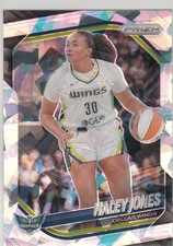 2025 Panini Prizm WNBA Parallel Cracked Ice Silver HALEY JONES #43 Wings