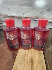 3PK Bath & Body Works Forever Red Vanilla Rum Shower Gel Body Wash NEW 10oz