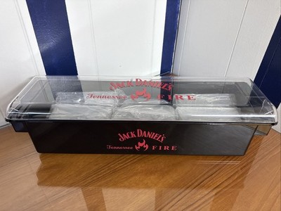 Jack Daniels Tennessee Fire Whiskey Bar Condiment Caddy 6 Compartments See Desc.