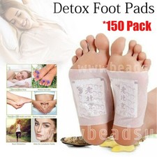 150PCS Foot Detox Pads Cleansing Patch Pain Relief Soothing Herbal Organic