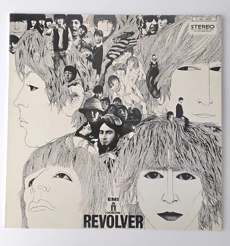 The Beatles Revolver Vinyl LP record EMI ODEON 1978 french pressing