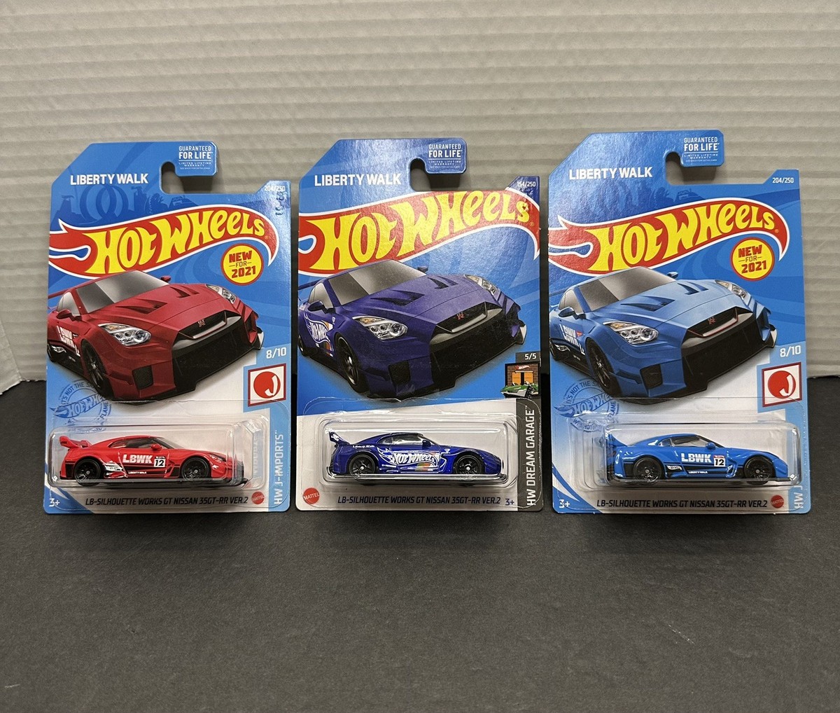 Liberty Walk Nissan 35GT-R RR ミニカー BUNDLE x3 Hot Wheels LIBERTY WALK 35GT-RR NISSAN SKYLINE GT-R R35