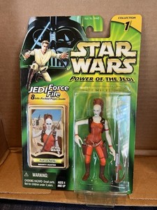 Star Wars Power Of The Jedi Aurra Sing Bounty Hunter Collection 1 - Green Card