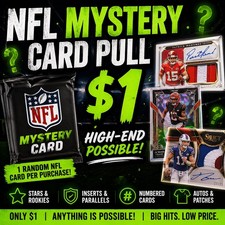 Mystery NFL Football Card $1 | Single Card Pull | High End Possible