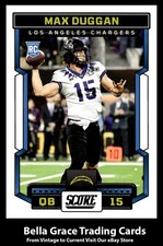 2023 Panini Score Max Duggan #308 Los Angeles Chargers Rookie NFL Football