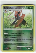 Kricketune Mysterious Treasures Rare,Reverse Holo Pokemon Lightly played