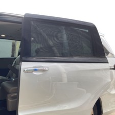 2 Packs Mesh Car Window Screen for MPV Sliding Single Layer XL, Black