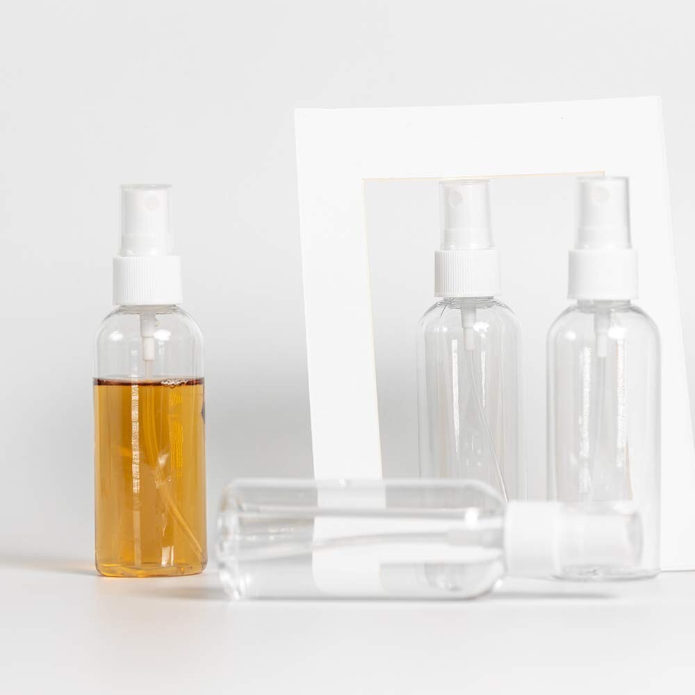8oz Small Water Mist Plastic Clear Perfume Plant Hair Travel Spray Bottles 🚀