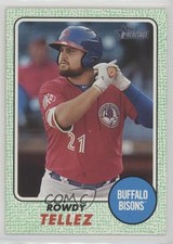 2017 Topps Heritage Minor League Edition Green 37/50 Rowdy Tellez #16 7wf