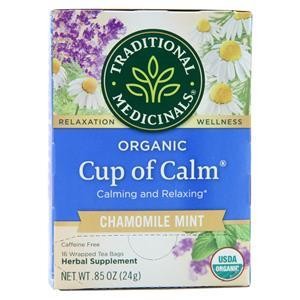 Traditional Medicinals Organic Relaxation Tea Cup of Calm - Chamomile Mint