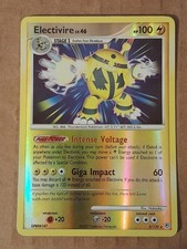 Pokemon Electivire 3/130 Diamond & Pearl Reverse Holo LP See Pictures on eBay