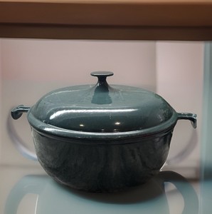 Cocotte Le Creuset Enzo Mari La Mama - Harmonic Green 20 Cm - Vintage 1970