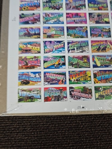 USPS 2002 Greetings from American Pane of 50 34 c Scott 3561-3610 First Issue - Picture 5 of 6