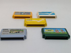 Sharp Twin Famicom AN-500B Black/Red | New Belt | Fully Tested 5 Games