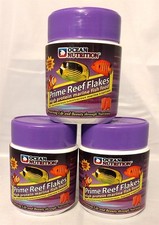 Ocean Nutrition Prime Reef Flakes Marine Fish Food (34g) High Protein(Pack Of 3)