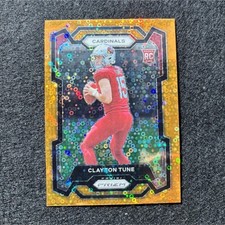 Clayton Tune Panini 2023 Prizm Orange Disco Rookie #302 Arizona Cardinals NFL