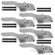 1705775 Easy-Off Cast Aluminum Offset Tarp Stop Upright Kit-6 Tarp Stops-12 Pins