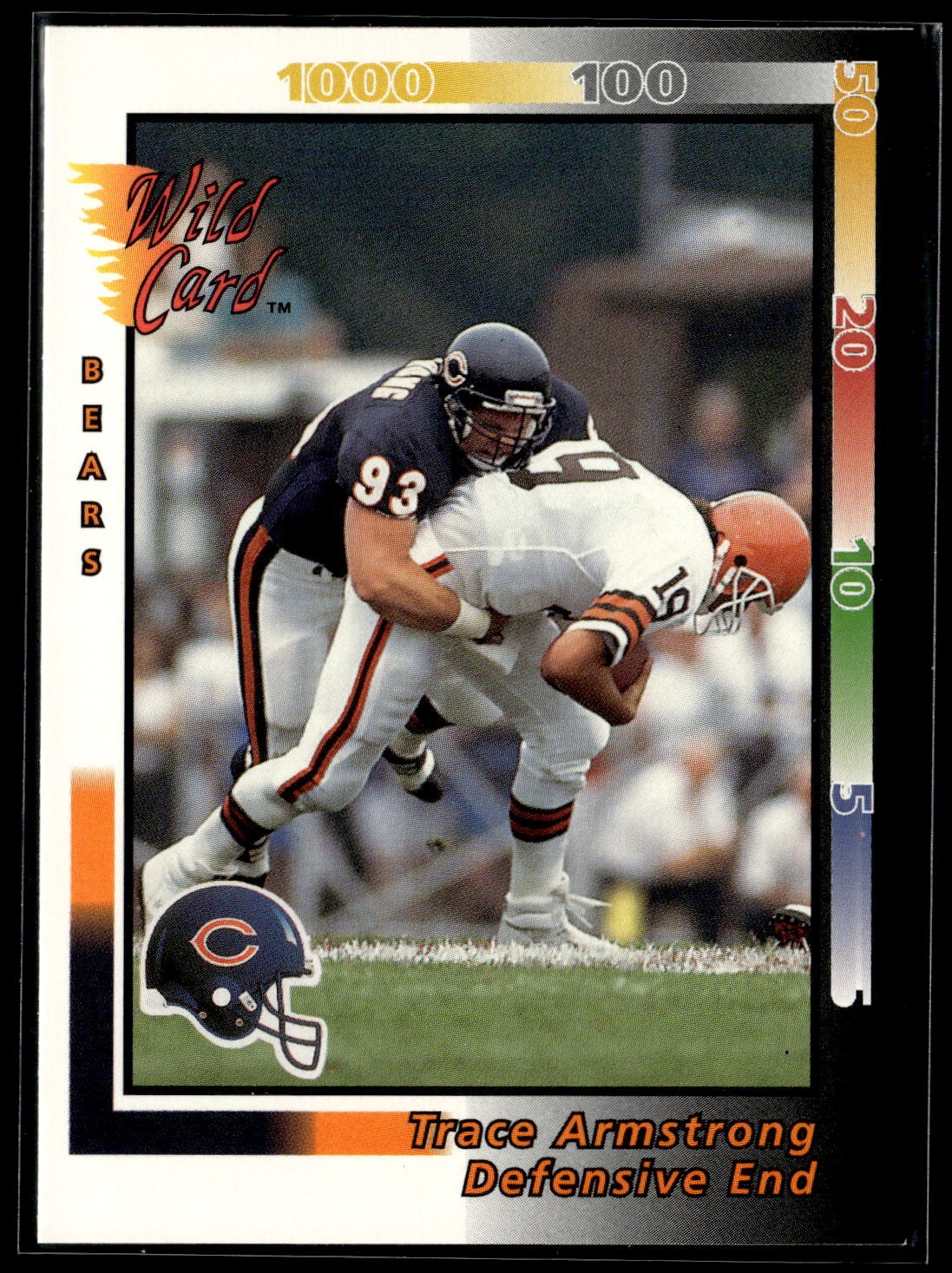 1992 Wild Card #140 Trace Armstrong