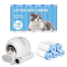 Cat Litter Bags 100 Pack, Thickened cat litter box liners, Leakproo... Fast Ship