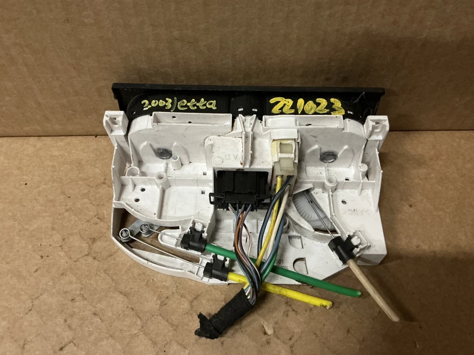 Interruptor de control de temperatura de calefacción de aire acondicionado Volkswagen Jetta 1999-2005 OEM REPV540501 Foto 3 de 4
