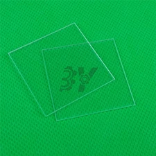  Fused Silica Quartz Glass Sheet 37*37*1mm JGS1 Double Sided Polishing 5pcs New