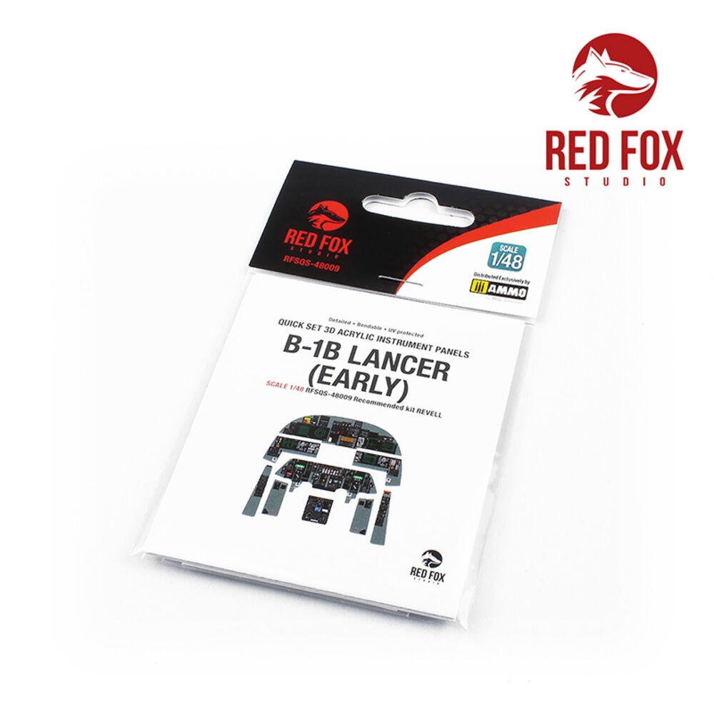 Red Fox Studio RFSQS-48009 - 1/48 Rockwell B-1B Lancer (Early) (For Revell Kit)