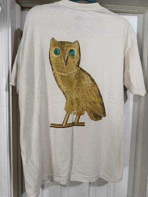 Drake Big As The What? Tour Merch T-Shirt Men's Large Members Only OVO Owl Cream