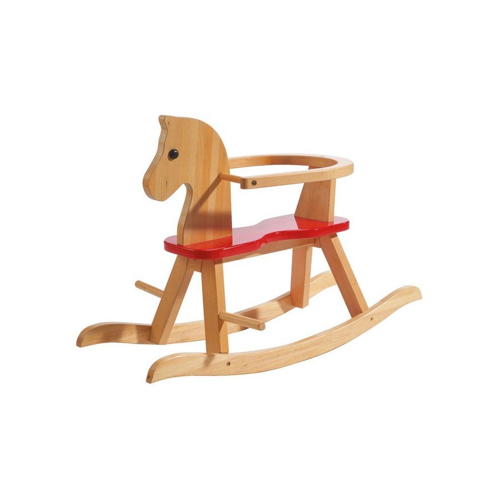 Jouet bascule en bois véritable ROBA arceau de sécurité amovible