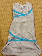 New HALO sleep Sack swaddle NEWBORN 0-3months 100 Cotton Grey Boy Girl Baby