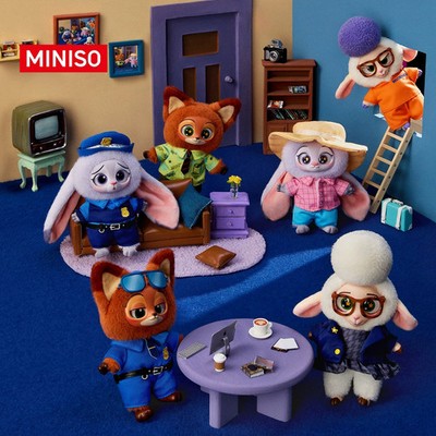 Zootopia ズートピア ぬいぐるみ キーホルダー MINISO BOX売り MINISO Disney Zootopia Series Plush Keychain Blind Box | eBay