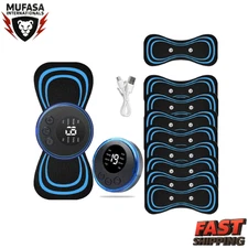 Mini Portable EMS Neck Massager for Pain Relief & Shoulder Relaxation