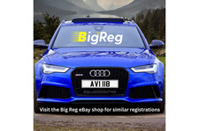 SUPERB ASTON VILLA AVFC VILLANS CLARET 3X3 DATELESS PRIVATE NUMBER PLATE AVI 118