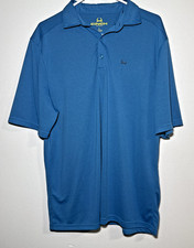 Cinch Men's Arenaflex Dotted Royal Blue Polo Shirt MTK1863035 Size Large Western