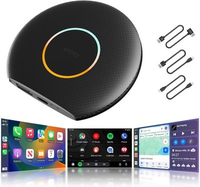 CB6 AI Box CarPlay Wireless Adapter Android Auto Plug & Play GPS Smart 4G LTE
