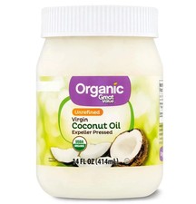 Great Value Organic Unrefined Virgin Coconut Oil, 14 fl oz