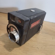 Vintage Kodak Hawkeye 8mm Movie Camera   Spring Motor   1960s video film