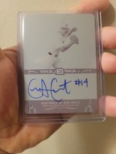 Carlos Cortes 2015 Leaf Ultimate Printing Plate Auto 1/1 Rc