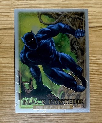 2024 SKYBOX Marvel Masterpieces Platinum Card #4 BLACK PANTHER Mint Karte!